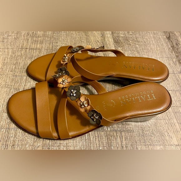 Women’s Italian shoemakers sandals size 10 - Picture 2 of 7